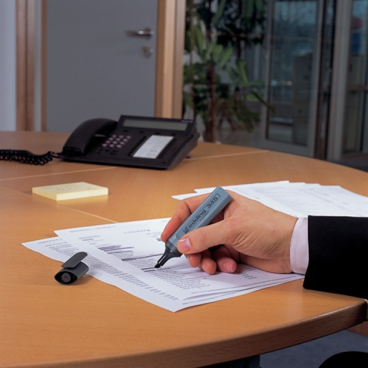 Текст маркер Edding 345